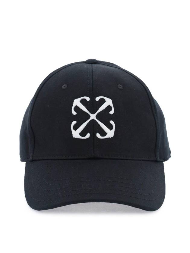 23 fw Off-White Baseball Cap WITH Logo OMLB052F23FAB014 1001 B0230938498 - OFF WHITE - BALAAN 1