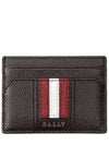 Signature Stripe Card Wallet Brown - BALLY - BALAAN 2