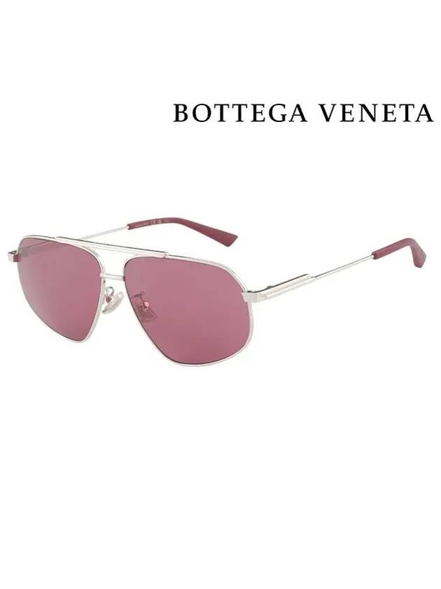 24SS Sunglasses 00 538168625 BV1194S 003 SILVER - BOTTEGA VENETA - BALAAN 2