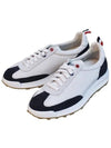 Fine Kid Suede Tech Runner Sneaker Navy - THOM BROWNE - BALAAN 2