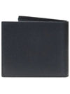 Triangle Logo Leather Half-Wallet Black - PRADA - BALAAN 5