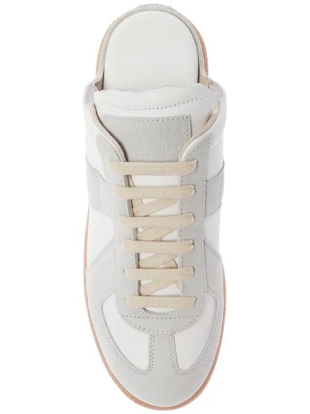 Women's Replica Cut Out Mule Low Top Sneakers White - MAISON MARGIELA - BALAAN 5