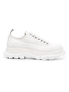 Women's Tread Slick Low Top Sneakers White - ALEXANDER MCQUEEN - BALAAN 1