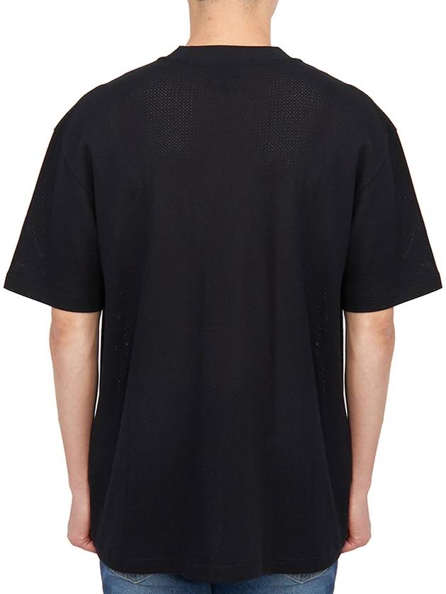 Moran Openwork Short Sleeve T-Shirt Black - A.P.C. - BALAAN 7