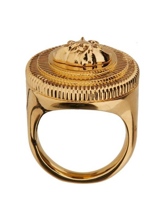 Medusa Biggie Ring Gold - VERSACE - BALAAN 5