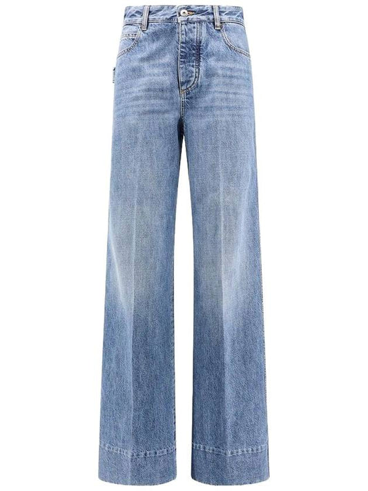 Women's Vintage Wide Jeans Blue - BOTTEGA VENETA - BALAAN 1