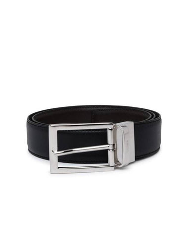 Leather Belt Black - ERMENEGILDO ZEGNA - BALAAN 1