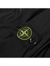 Wappen Patch Skin Touch Nylon TC Hooded Jacket Black - STONE ISLAND - BALAAN 5