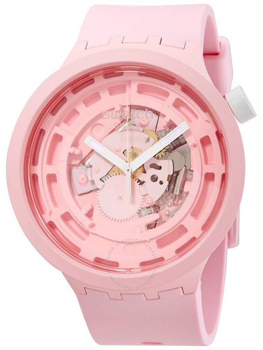 Swatch Bioceramic C-Pink Quartz Unisex Watch SB03P100 - SWATCH - BALAAN 1