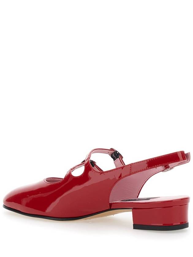 'Peche' Red Mary Jane Pumps In Patent Leather Woman - CAREL - BALAAN 3