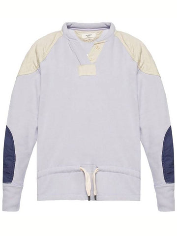 Waiststring Sweatshirt Light Blue - ISABEL MARANT - BALAAN 1