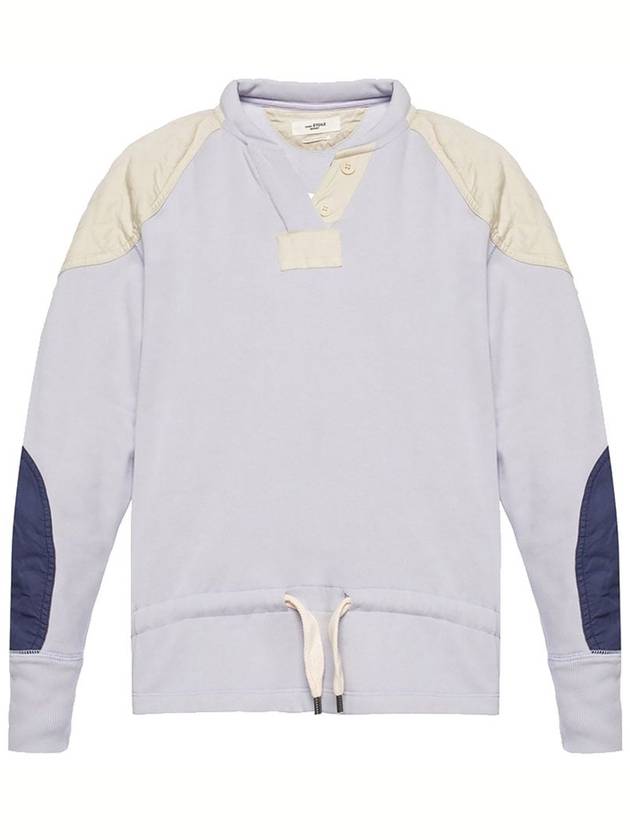 Waiststring Sweatshirt Light Blue - ISABEL MARANT - BALAAN 1