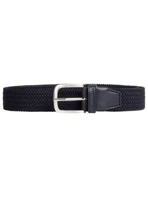 Men's Bernhard Elastic Belt Navy - J.LINDEBERG - BALAAN 2