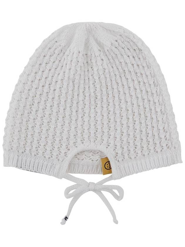 6 28 Pre order delivery yellow tab crochet beanie white - MSKN2ND - BALAAN 3