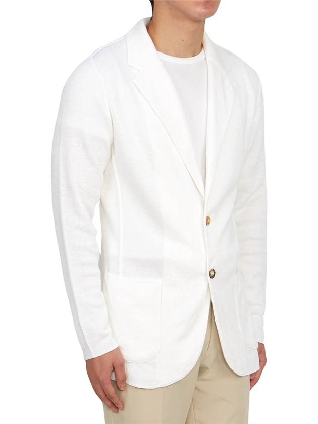 Men's Cardigan White - RVR LARDINI - BALAAN 4