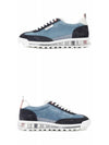 Tech Runner Low Top Sneakers Navy - THOM BROWNE - BALAAN 5