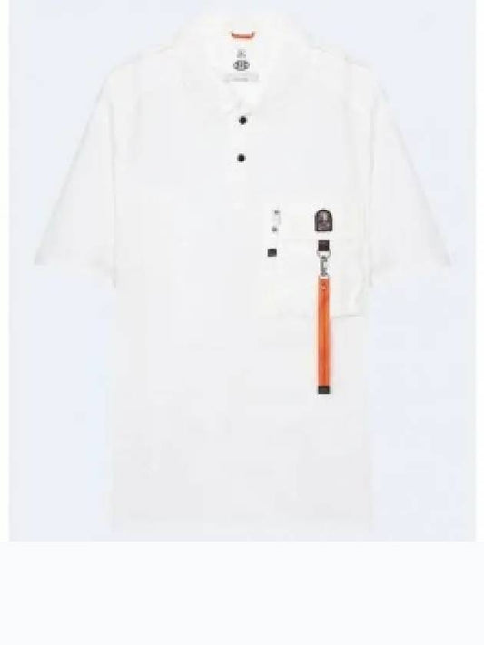 Men's Rescue Zwart Polo Shirt White - PARAJUMPERS - BALAAN 2