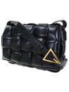 Gold Hardware Padded Cassette Cross Bag Black - BOTTEGA VENETA - BALAAN 3