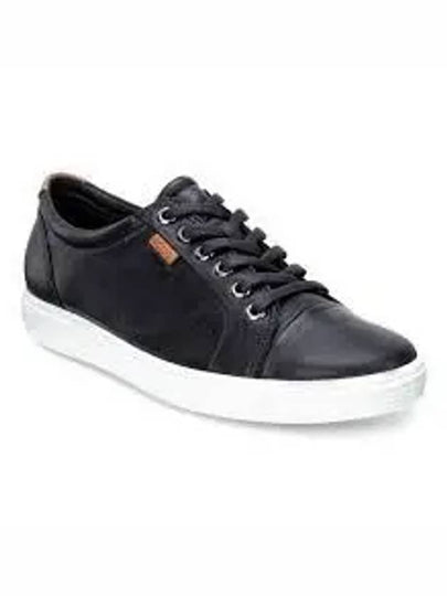 Soft 7 Low Top Sneakers Black - ECCO - BALAAN 2