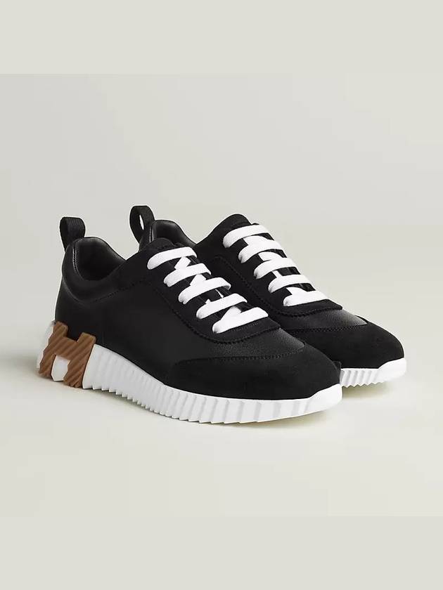 Bouncing Low Top Sneakers Noir - HERMES - BALAAN 4