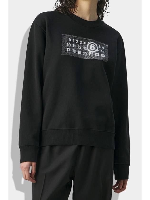 Women s Numbering Printing Sweatshirt Black S52GU0221 - MAISON MARGIELA - BALAAN 1