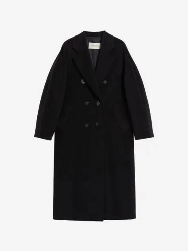 W Max Mara Madame 101801 Icon Coat Black - MAX MARA - BALAAN 1