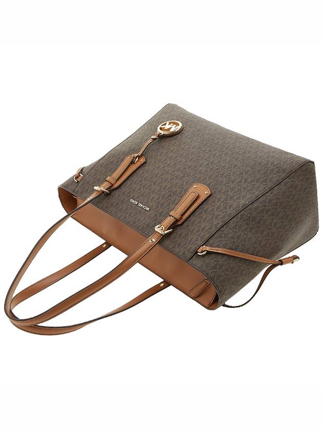 Voyager Medium Logo Shoulder Bag Brown - MICHAEL KORS - BALAAN 5