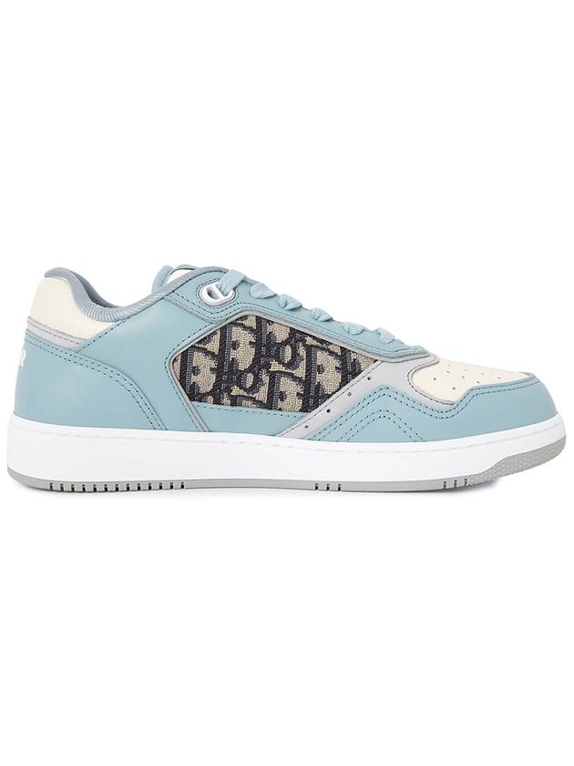 B27 Smooth Calfskin Low Top Sneakers Light Blue - DIOR - BALAAN 5