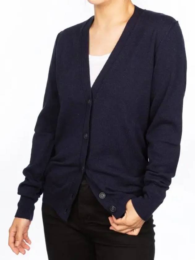 Eco Cashmere Loose Fit Cardigan Navy - MAISON MARGIELA - BALAAN 4