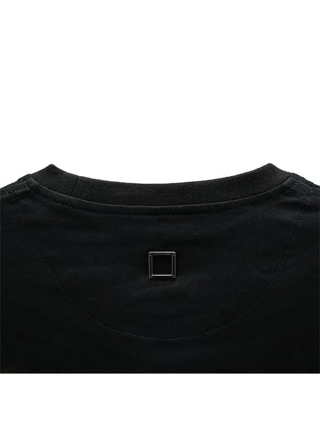 Metallic Graphic T Shirt Black W243TS04708B - WOOYOUNGMI - BALAAN 2