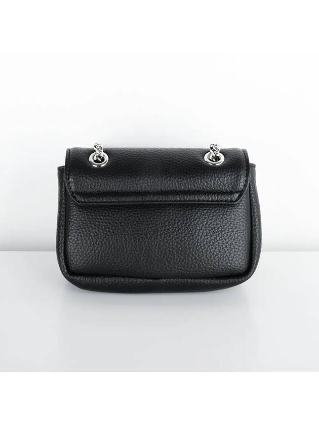 Small Re-Vegan Grain Chain Cross Bag Black - VIVIENNE WESTWOOD - BALAAN 4