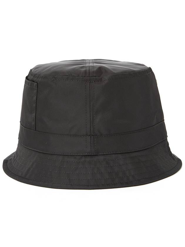 Le Bob Ovalie Nylon Bucket Hat Black - JACQUEMUS - BALAAN 5