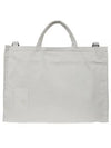 Logo Patch Tote Bag Grey - TEN C - BALAAN 2