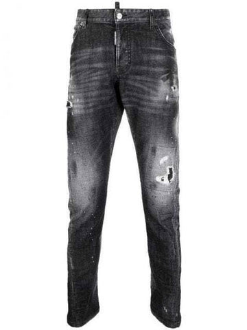 Men's Sexy Twist Jeans Black - DSQUARED2 - BALAAN.