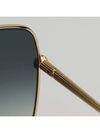 Sunglasses LNV121SLB 714 gold metal frame square fashion overfit - LANVIN - BALAAN 6