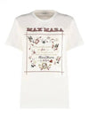 Logo Cotton Short Sleeve T-Shirt White - MAX MARA - BALAAN 2