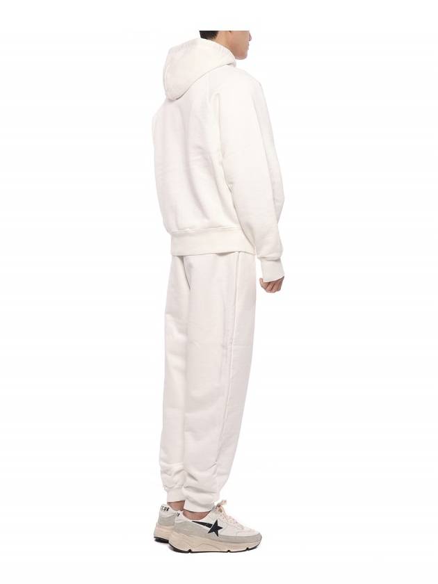 Heart Logo Jogger Pants White - AMI - BALAAN 7