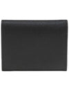 Gancini Compact Half Wallet Black - SALVATORE FERRAGAMO - BALAAN 4