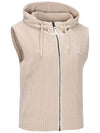 Official W CHANILLE KNIT HOOD VT LE - ANEWGOLF - BALAAN 4