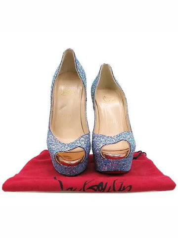 Multi colored glitter open toe women s shoes - CHRISTIAN LOUBOUTIN - BALAAN 1