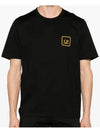 Mercerized Jersey Logo Graphic Short Sleeve T-Shirt Black - CP COMPANY - BALAAN 4