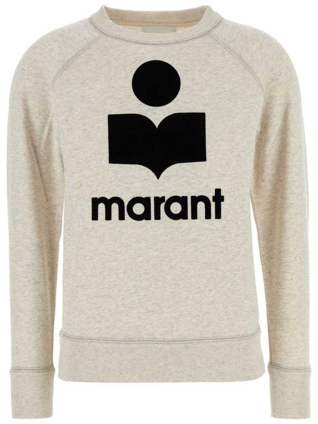 Millyny Logo Cotton Sweatshirt Ecru - ISABEL MARANT ETOILE - BALAAN 2