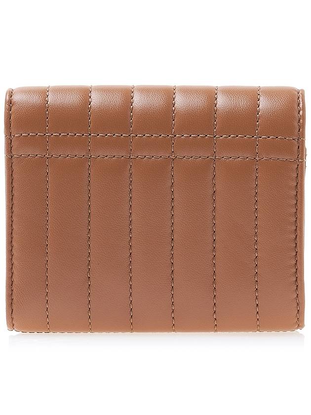 Quilted Leather Small Lola Half Wallet Brown - BURBERRY - BALAAN 4