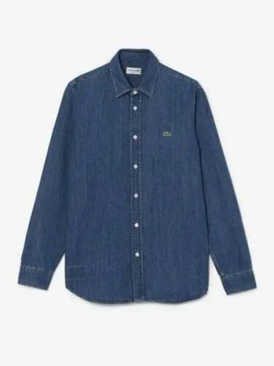 Men s Denim Shirt Light Blue CH6267 54GCDZ 1285961 - LACOSTE - BALAAN 1