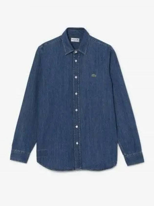 Men s denim shirt light blue 1285961 - LACOSTE - BALAAN 1