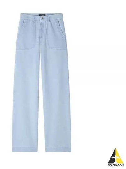 Women's Seaside Straight Jeans Light Blue - A.P.C. - BALAAN 2