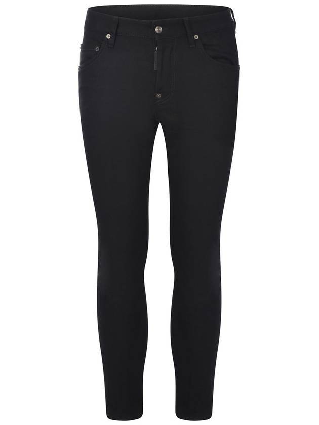 Skater Slim Cut Jeans Black - DSQUARED2 - BALAAN 2