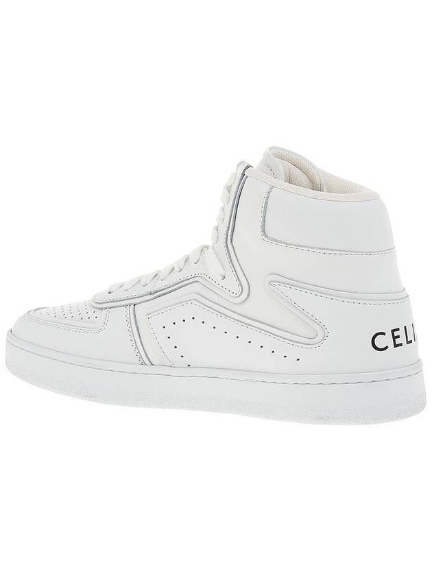 Men's Z Trainer High Top Sneakers White - CELINE - BALAAN 4