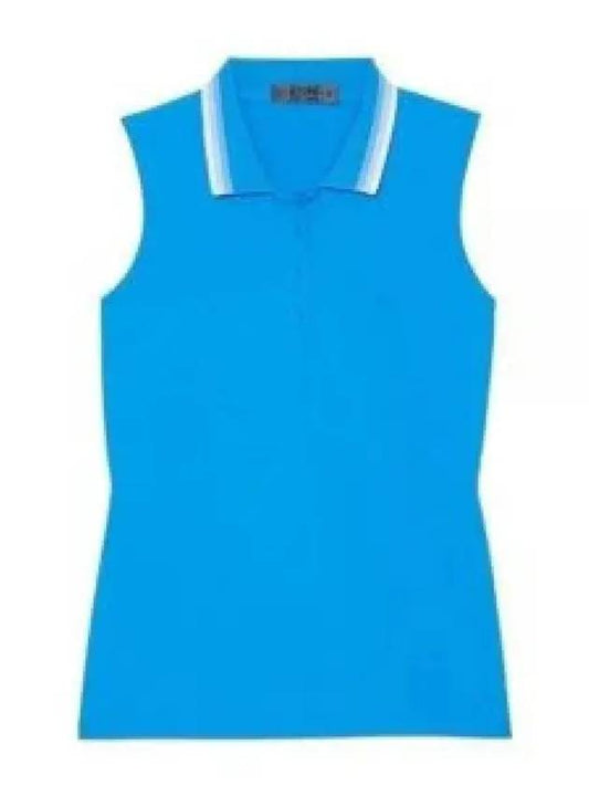 Women'S Tech Nylon Polo Sleeveless Blue - G/FORE - BALAAN 2