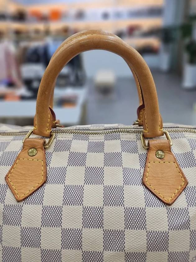 Damier Azur Speedy Bandoulier 35 N41372 - LOUIS VUITTON - BALAAN 6